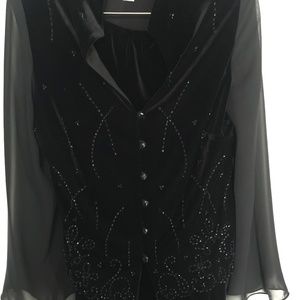 J.R. Nites 2 piece evening gown.